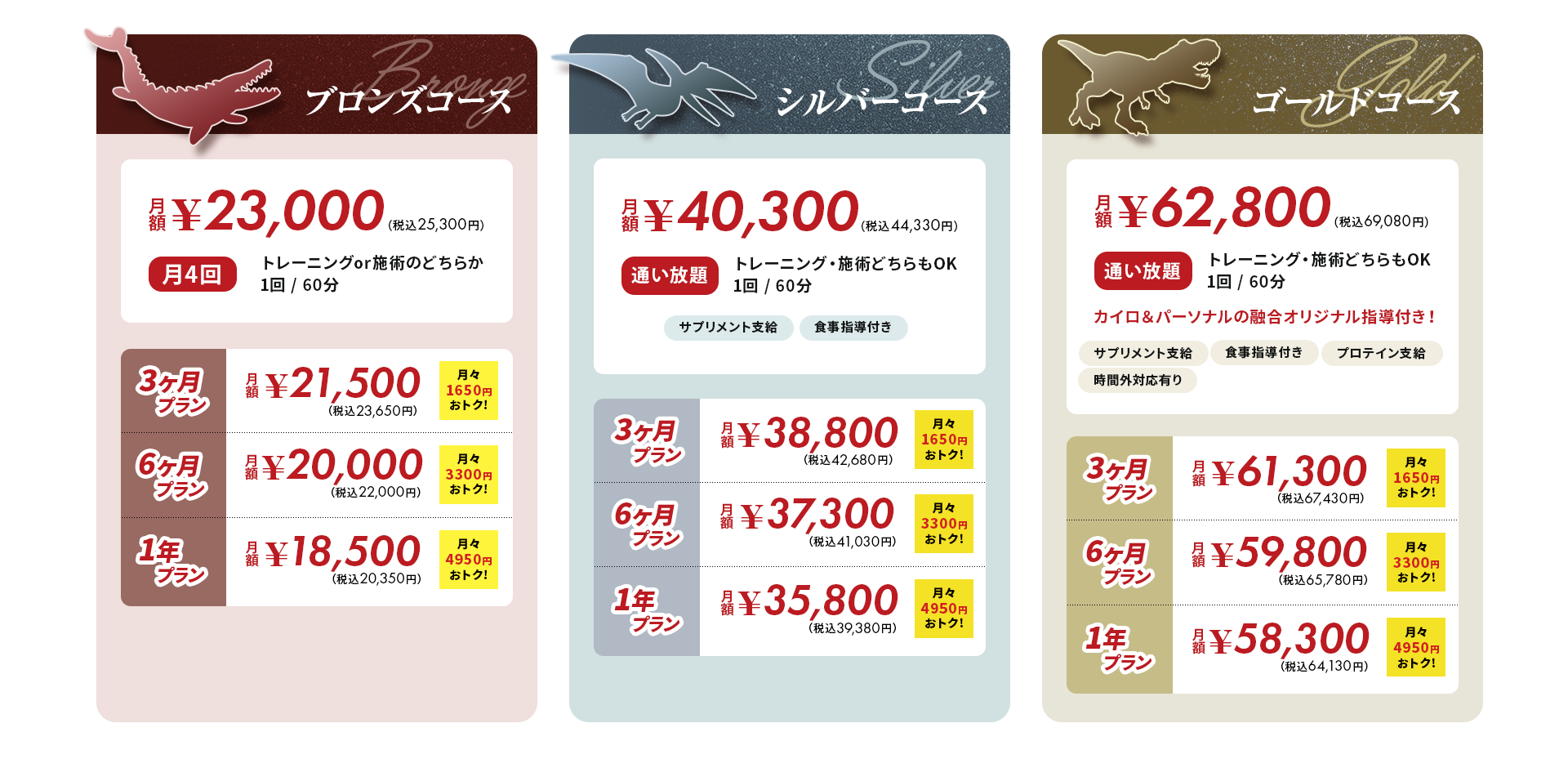 料金表